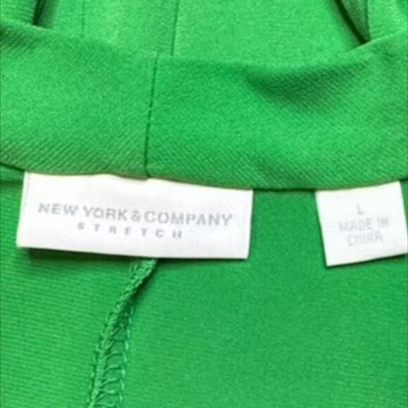 New York Company MSRP $98 NEW Green Maxi Dress V-neck Flowy Sleeveless LG - Picture 5 of 10